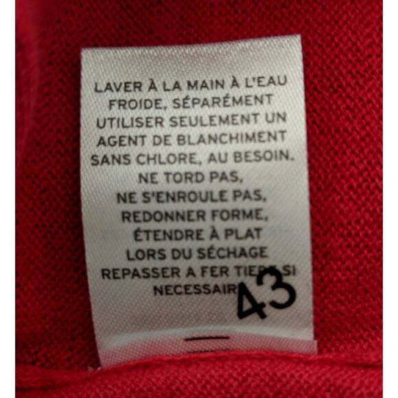 Halogen (Nordstrom) Red Pima Cotton Blend Sweater Tie- Size M - NWOT - Picture 7 of 7